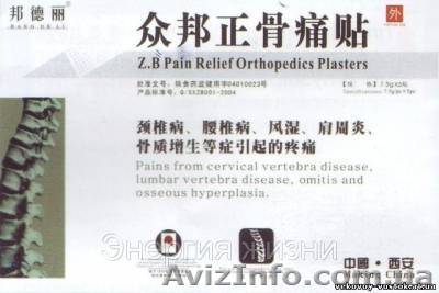 Пластырь Ортопедический компании Вековой Восток - <ro>Изображение</ro><ru>Изображение</ru> #1, <ru>Объявление</ru> #167307