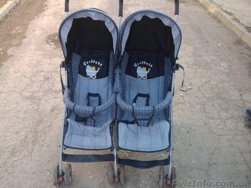 Коляска-трость для двойни (погодок) - <ro>Изображение</ro><ru>Изображение</ru> #1, <ru>Объявление</ru> #202893