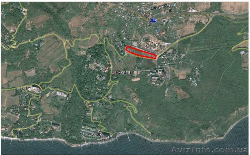 Продам участок на ЮБК рядом с Никитским ботаническим  садом. - <ro>Изображение</ro><ru>Изображение</ru> #1, <ru>Объявление</ru> #502836