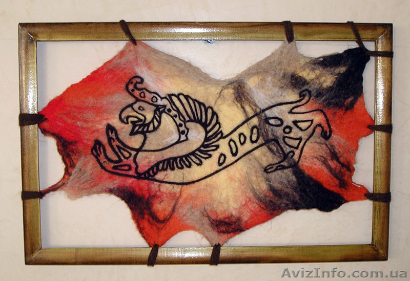 картина из шерсти "ГРИФОН" - <ro>Изображение</ro><ru>Изображение</ru> #1, <ru>Объявление</ru> #527300