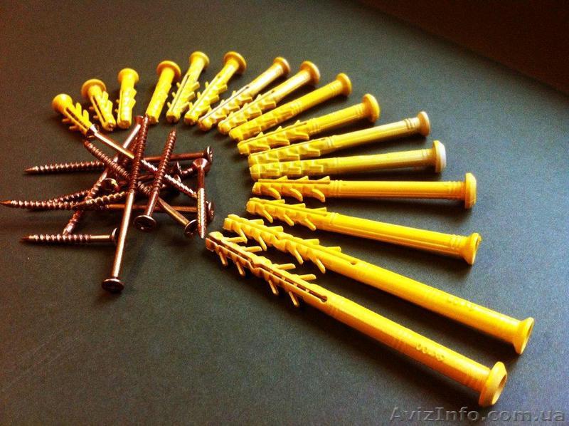 Дюбель быстрого монтажа 6-ая серия гриб и потай от 6х35 до 6х100 mm 16 типоразме - <ro>Изображение</ro><ru>Изображение</ru> #1, <ru>Объявление</ru> #630585