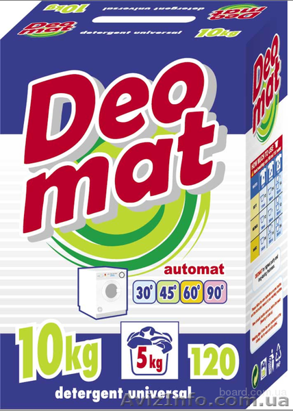 стиральный порошок « DEO MAT» (Чехия) - <ro>Изображение</ro><ru>Изображение</ru> #1, <ru>Объявление</ru> #709700