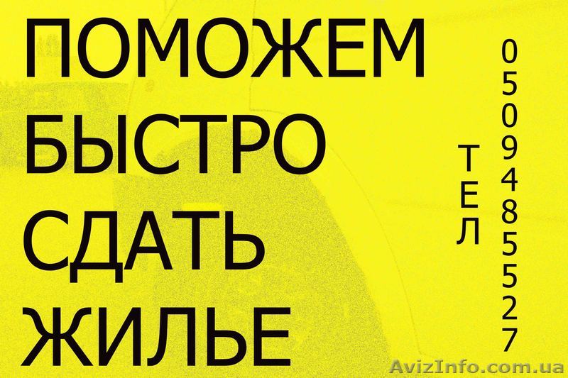 Помогу быстро сдать жилье! - <ro>Изображение</ro><ru>Изображение</ru> #1, <ru>Объявление</ru> #766063