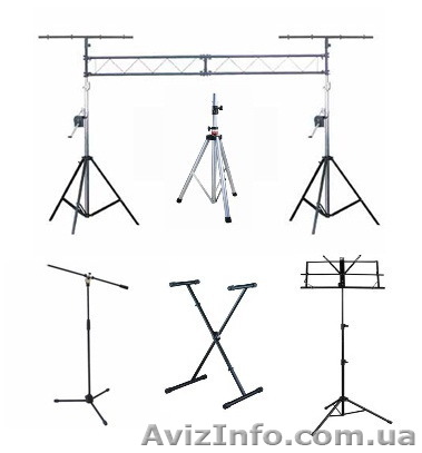 Аренда стоек, микрофонных, клавишных, акустических, световых... - <ro>Изображение</ro><ru>Изображение</ru> #1, <ru>Объявление</ru> #827802