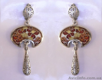 Эксклюзивные ювелирные украшения. Перегородчатая эмаль. - <ro>Изображение</ro><ru>Изображение</ru> #1, <ru>Объявление</ru> #482293