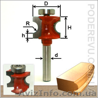 ФРЕЗЫ для сращивания, обвязки, конфирмат, галтельные, фигурные, для станков сЧПУ - <ro>Изображение</ro><ru>Изображение</ru> #2, <ru>Объявление</ru> #927560