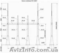 Металлоконструкции порталов линий электропередач  - <ro>Изображение</ro><ru>Изображение</ru> #3, <ru>Объявление</ru> #1082391