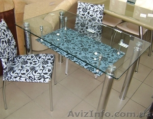столы из стекла, стулья, cамые низкие цены,  доставка  - <ro>Изображение</ro><ru>Изображение</ru> #3, <ru>Объявление</ru> #56583