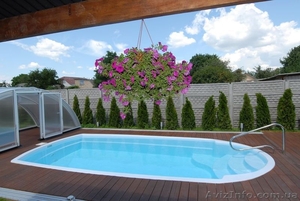 Бассейны стекловолоконные (цельные) от производителя Харьков