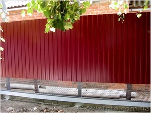 металлические заборы /проф.труба и профлист/