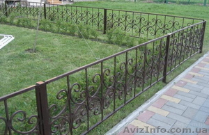 газонные ограждения различной формы сложности