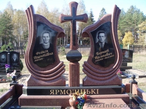 Памятник двойной из гранита и мрамора - <ro>Изображение</ro><ru>Изображение</ru> #2, <ru>Объявление</ru> #864548