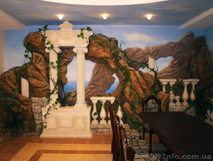 Уникальная отделка интерьера.