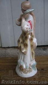 Фарфоровая статуэтка "девушка с рябиной" - <ro>Изображение</ro><ru>Изображение</ru> #3, <ru>Объявление</ru> #1019370