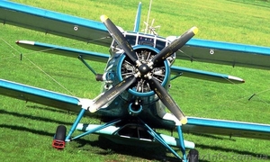 Авіарозсів мінеральних добрив літаком Ан-2 і вертольотом