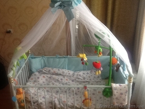Голубая кроватка детская - <ro>Изображение</ro><ru>Изображение</ru> #2, <ru>Объявление</ru> #1164026