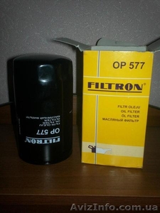 Фильтр масляный Volvo F, FH, N (грузовик). Filtron OP577 - <ro>Изображение</ro><ru>Изображение</ru> #2, <ru>Объявление</ru> #1333470