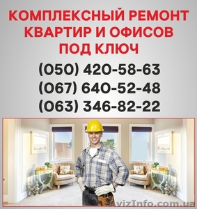 Ремонт квартир Тернопіль ремонт під ключ в Тернополі
