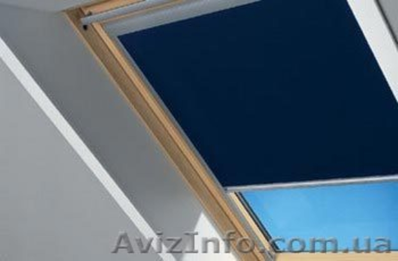 Рулонные шторы-жалюзи  для мансардных окон любого типа , весь Крым. - <ro>Изображение</ro><ru>Изображение</ru> #1, <ru>Объявление</ru> #143439