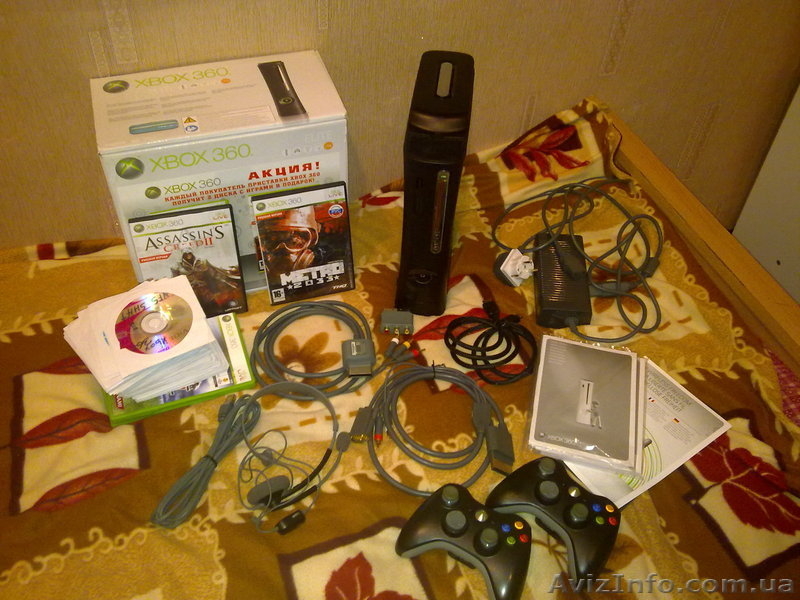 Продам Xbox 360 Elite + 2 джоя + 60 игр  2900 грн - <ro>Изображение</ro><ru>Изображение</ru> #1, <ru>Объявление</ru> #195315