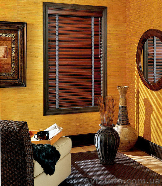 Деревянные жалюзи в интерьере Симферополь Крым.  - <ro>Изображение</ro><ru>Изображение</ru> #3, <ru>Объявление</ru> #188717