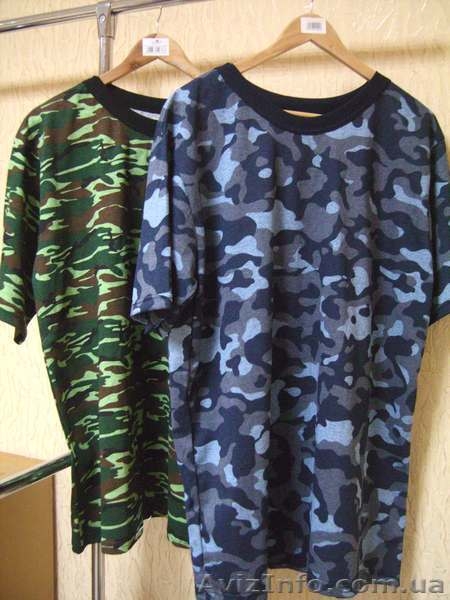 Камуфлированная футболка от производителя (оптовые цены) - <ro>Изображение</ro><ru>Изображение</ru> #2, <ru>Объявление</ru> #225145