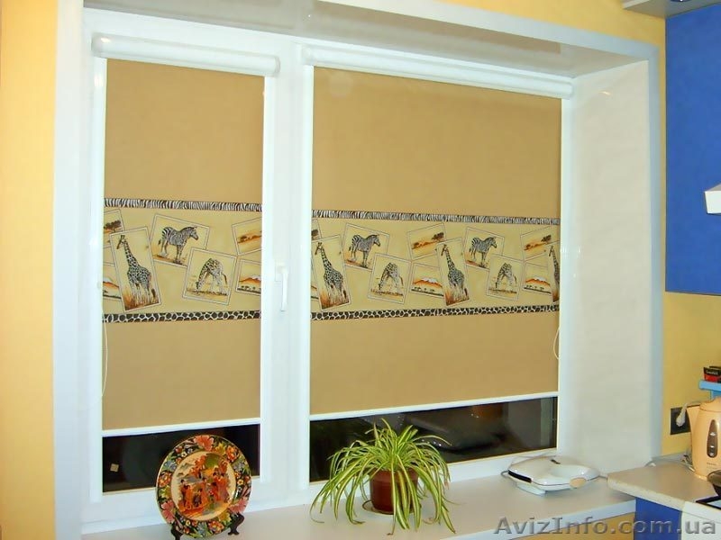 Рулонные шторы, тканевые ролеты, цены. Симферополь  - <ro>Изображение</ro><ru>Изображение</ru> #3, <ru>Объявление</ru> #302568