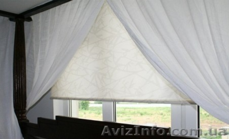 Тканевые роллеты из ткани и бамбука в Симферополе Евпатории и Крыму - <ro>Изображение</ro><ru>Изображение</ru> #1, <ru>Объявление</ru> #289217