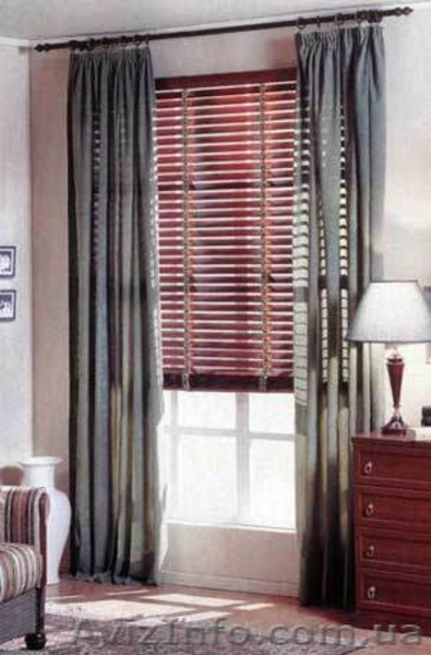 Деревянные горизонтальные жалюзи и жалюзи под дерево. Симферополь, Крым. - <ro>Изображение</ro><ru>Изображение</ru> #2, <ru>Объявление</ru> #301616