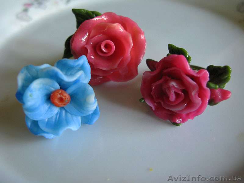 Заколки, серьги, кольца ручной работы - <ro>Изображение</ro><ru>Изображение</ru> #4, <ru>Объявление</ru> #430140