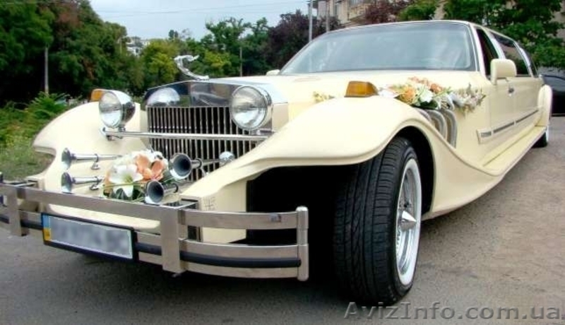 Прокат лимузинов. Автомобиль на свадьбу. Евпатория, Саки - <ro>Изображение</ro><ru>Изображение</ru> #1, <ru>Объявление</ru> #448476