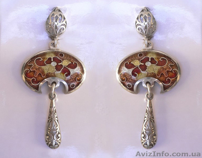 Эксклюзивные ювелирные украшения. Перегородчатая эмаль. - <ro>Изображение</ro><ru>Изображение</ru> #1, <ru>Объявление</ru> #482293