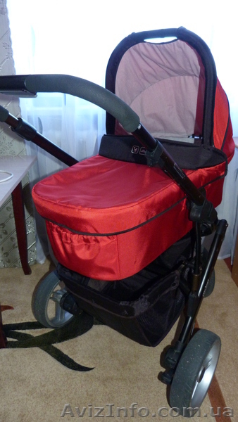 Продаю коляску ABC Design Rodeo (б/у), в отличном состоянии, красного цвета. - <ro>Изображение</ro><ru>Изображение</ru> #3, <ru>Объявление</ru> #604803