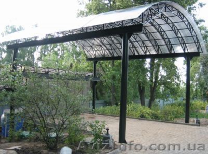 Устройство навесов из поликарбоната - <ro>Изображение</ro><ru>Изображение</ru> #2, <ru>Объявление</ru> #571123