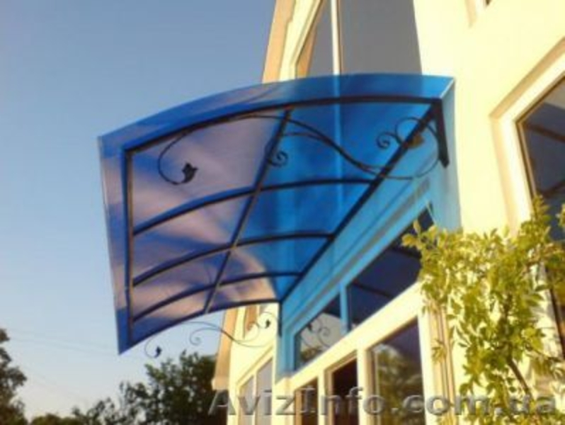 Устройство навесов из поликарбоната - <ro>Изображение</ro><ru>Изображение</ru> #3, <ru>Объявление</ru> #571123