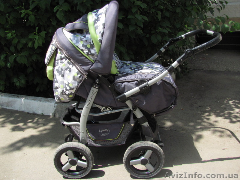 Продам детскую коляска-трансформер Adamex YOUNG  - <ro>Изображение</ro><ru>Изображение</ru> #1, <ru>Объявление</ru> #688999