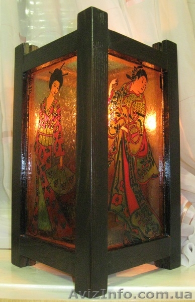 Светильник ручной работы с витражной росписью - <ro>Изображение</ro><ru>Изображение</ru> #3, <ru>Объявление</ru> #734902