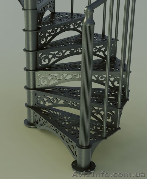 Кованые винтовые лестницы. Ограждение для лестницы. - <ro>Изображение</ro><ru>Изображение</ru> #3, <ru>Объявление</ru> #735154