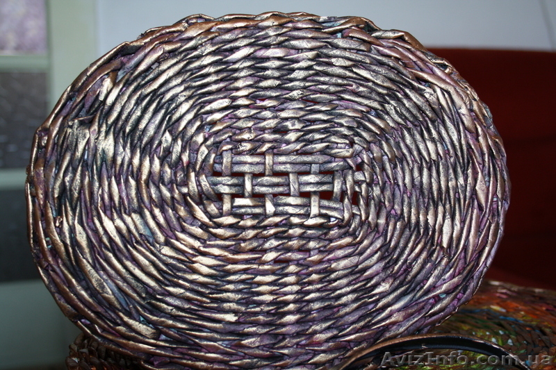 Изготовлю на заказ плетеные корзины,шкатулки разных размеров,форм. - <ro>Изображение</ro><ru>Изображение</ru> #9, <ru>Объявление</ru> #784305