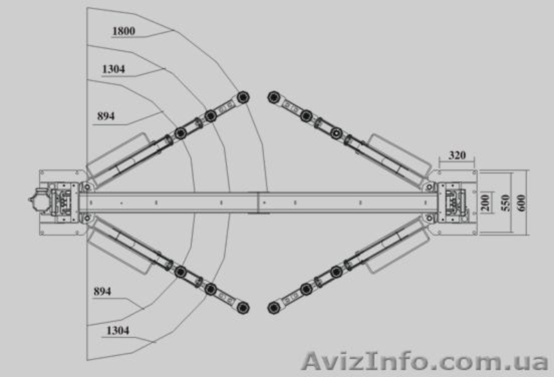 MO-5015 Двухстоечный подъемник повышеной грузоподъемности 5 т - <ro>Изображение</ro><ru>Изображение</ru> #4, <ru>Объявление</ru> #930574