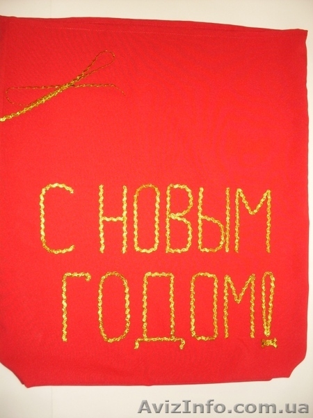 Новогодний мешок. Мешок Деда Мороза. 60 на 68 см. - <ro>Изображение</ro><ru>Изображение</ru> #2, <ru>Объявление</ru> #992762