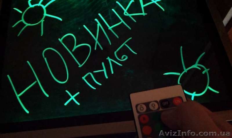 Рекламная Светящаяся LED Доска с пультом 19 режимов - <ro>Изображение</ro><ru>Изображение</ru> #2, <ru>Объявление</ru> #1035677