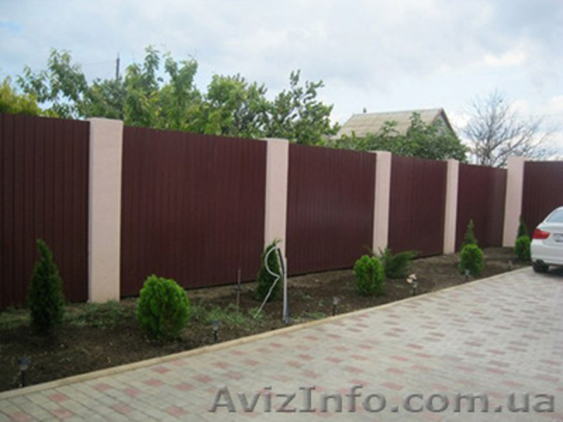 Забор из профнастила Севастополь. - <ro>Изображение</ro><ru>Изображение</ru> #6, <ru>Объявление</ru> #1207635