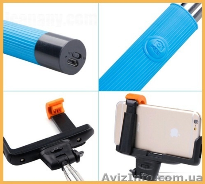МОНОПОД Z07-5, Z07-5s (Ручка для селфи) опт, розница - <ro>Изображение</ro><ru>Изображение</ru> #5, <ru>Объявление</ru> #1230982