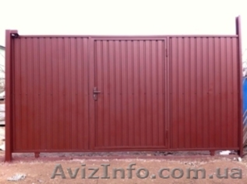 Рельсовые откатные ворота. - <ro>Изображение</ro><ru>Изображение</ru> #4, <ru>Объявление</ru> #1248089