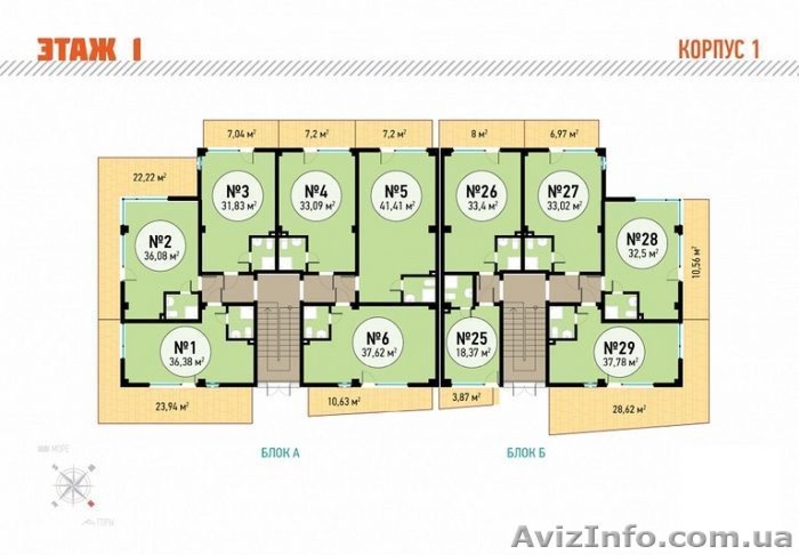Продается 1ккв в ЖК "Молодежный" Ялта - <ro>Изображение</ro><ru>Изображение</ru> #3, <ru>Объявление</ru> #1320965