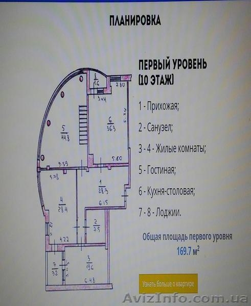Продам 6-к квартиру, 339.8 м², 10/11 эт. монолитного дома - <ro>Изображение</ro><ru>Изображение</ru> #2, <ru>Объявление</ru> #1502850