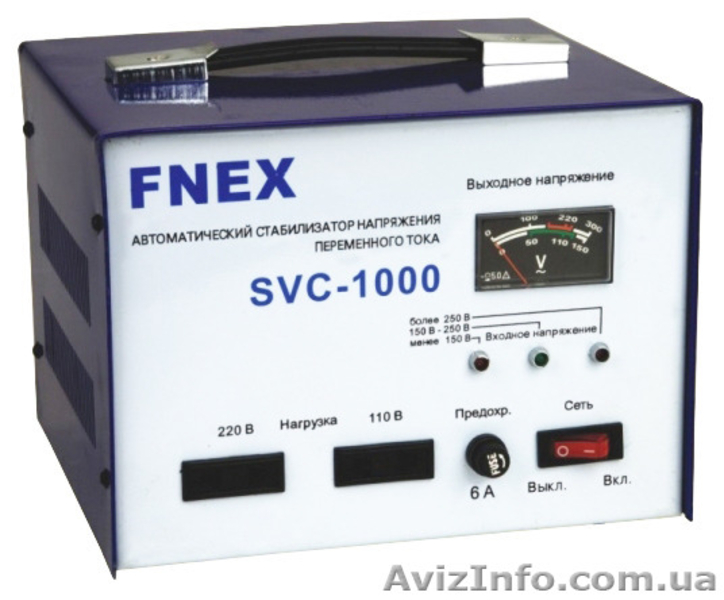 Стабилизаторы напряжения Fnex (Фнекс) серии SVC до 100кВА - <ro>Изображение</ro><ru>Изображение</ru> #2, <ru>Объявление</ru> #1547292